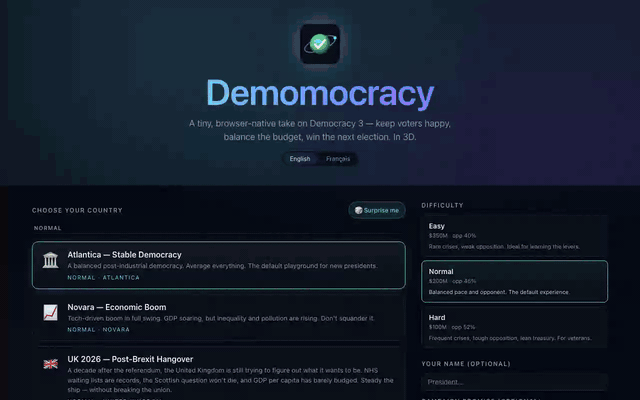 Demomocracy gameplay trailer